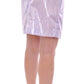 Licia Florio Elegant Purple Viscose Skirt - Wrap Closure