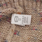PINK MEMORIES Beige Wool Blend Knitted Oversize Sweater