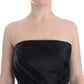 Masha Ma Elegant Strapless Black Dress