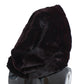 Dolce & Gabbana Purple Weasel Fur Crochet Hood Scarf Hat
