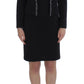 BENCIVENGA Black Stretch Sheath Dress & Sweater Set