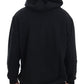 Daniele Alessandrini Elegant Black Cotton Hooded Sweater