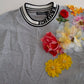 Dolce & Gabbana Chic Embellished Crew Neck Pullover Sweater
