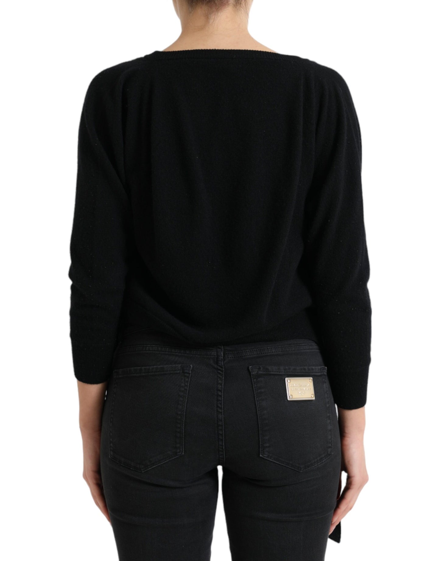 Dolce & Gabbana Elegant Cashmere Cardigan Vest Sweater