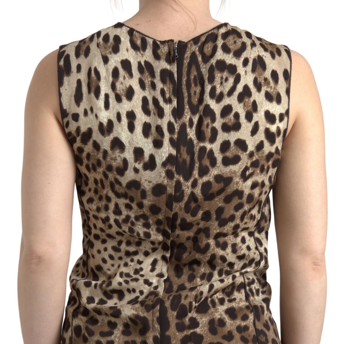 Dolce & Gabbana Elegant Leopard Print Tank Top