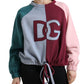 Dolce & Gabbana Elegant Multicolor Crew Neck Cotton Sweater