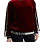 Dolce & Gabbana Elegant Bordeaux Silk-Blend Sweater