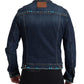 Dolce & Gabbana Embellished Turquoise Denim Jacket