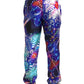 Dolce & Gabbana Multicolor Silk Jogger Pants