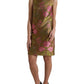 Dolce & Gabbana Elegant Floral Shift Sleeveless Mini Dress