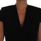Dolce & Gabbana Black Short Croped Blazer Jacket