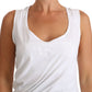 Cavalli White Top Tank CAVALLI T-Shirt Jersey