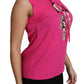 Dolce & Gabbana Elegant Pink Silk Family Tank Top Shirt