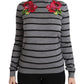 Dolce & Gabbana Elegant Embroidered Cashmere-Silk Sweater