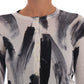 Dolce & Gabbana Elegant Silk Stroke-Pattern Sweater