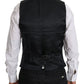 Dolce & Gabbana Blue Wool Waistcoat Formal Gilet Vest