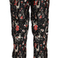 Dolce & Gabbana Red Musical Instrument Print Sleepwear Pants