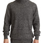 Dolce & Gabbana Elegant Gray Cashmere Turtleneck Sweater