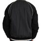 Dolce & Gabbana Black DD58 SG62 Sequined Beaded Jacket