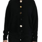 Dolce & Gabbana Elegant Black Cashmere Cardigan Top
