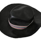 Costume National Chic Black Floppy Hat - Timeless Elegance