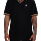 Dolce & Gabbana Elegant Black Silk Polo T-Shirt