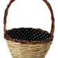 Dolce & Gabbana Chic Beige Wicker Basket Tote Bag