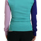 Dolce & Gabbana Chic Multicolor V-Neck Pullover Sweater