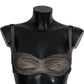 Dolce & Gabbana Elegant Brown Stretch Bra Womens Underwear