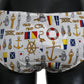 Dolce & Gabbana Underwear Sailor Print Silk Bottoms