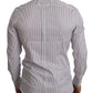Dolce & Gabbana Elegant Slim Fit Striped Cotton Shirt