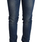 Acht Chic Blue Washed Push-Up Skinny Jeans