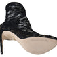 Dolce & Gabbana Black Lace Taormina Pumps Elegance Unleashed
