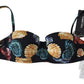 Dolce & Gabbana Chic Seashell-Print Bikini Top