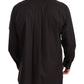 Dolce & Gabbana Elegant Black 100% Cotton Men's Shirt