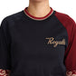Dolce & Gabbana Multicolor Royals Cotton Crewneck Sweater