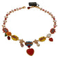 Dolce & Gabbana Charm Necklace with Hand-Painted Elements