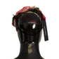 Dolce & Gabbana Multicolor Sequined Lurex Black Hair Headband