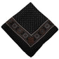 Dolce & Gabbana Black Silk Men Pocket Square Handkerchief Scarf