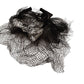 Dolce & Gabbana Black Logo Sequined Fascinator Diadem Headband