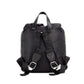 Versace Jeans Couture Small Black Puffy Nylon Safety Buckle Backpack Book Bag