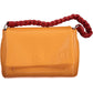 Desigual Chic Orange Shoulder Bag with Contrasting Details