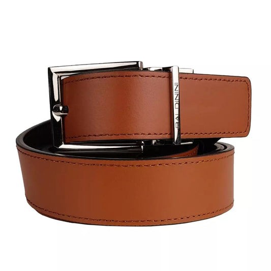 Baldinini Trend Elegant Reversible Calfskin Leather Belt