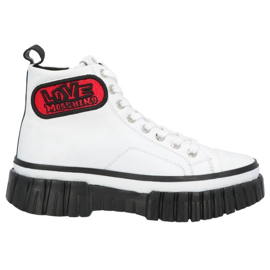 Love Moschino White Leather Sneaker