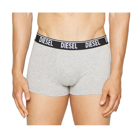 Diesel Sleek Bicolor Cotton Boxer Shorts Duo