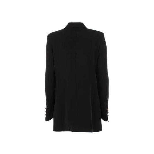 Yes Zee Chic Double-Breasted Crepe Jacket