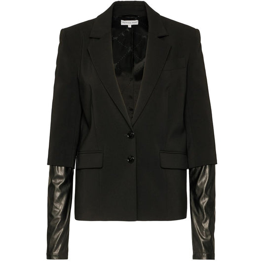 Patrizia Pepe Black Polyester Suits & Blazer