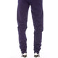Baldinini Trend Chic Purple Fleece Sport Pants - Elevate Your Style