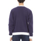 Baldinini Trend Elegant Purple Cotton Sweatshirt