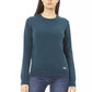 Baldinini Trend Elegant Crewneck Wool-Cashmere Sweater in Green